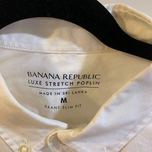 Banana Republic White Button Down (Medium)